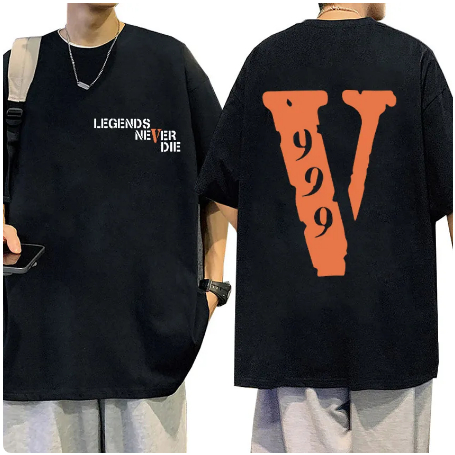 Camiseta Oversized Modelo Lendas Nunca Morrem Confortavel Unissex Premium Lancamento Streetwear