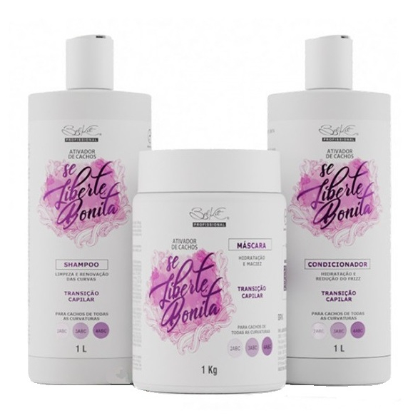 Kit Ativador de Cachos Se liberte Bonita 1L Belkit