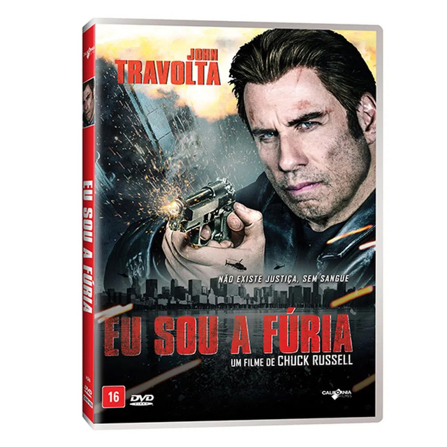 Dvd Eu Sou A Fúria (2016) - John Travolta - Original