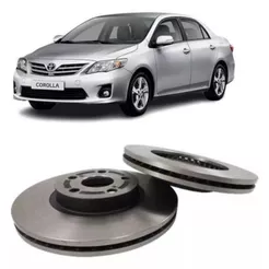 Par Disco Freio Dianteiro Ventilado Corolla 1.8 2.0 16v 2014 Á 2019