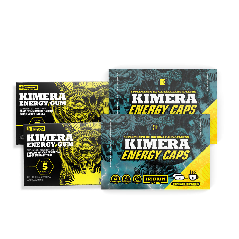 2x Kimera Gum (Unitario) + 2x Energy caps (Unitario) - Health