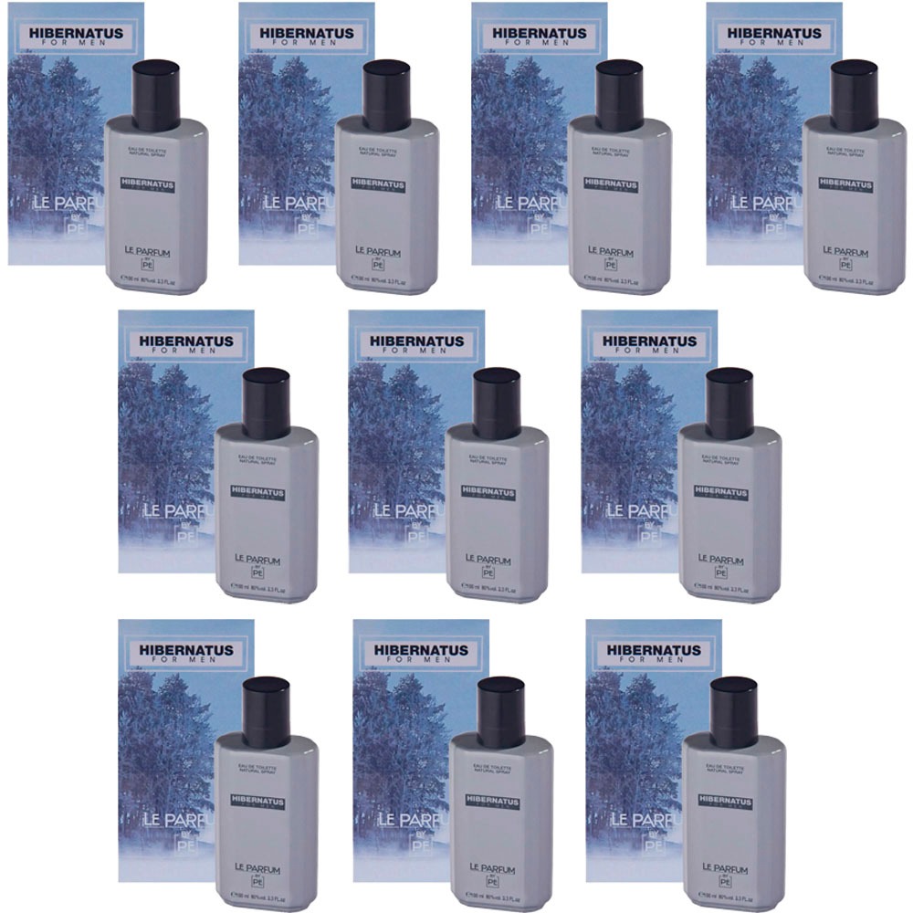 Kit Com 10 Perfumes Hibernatus Paris Elysees 100ml em Oferta na Shopee