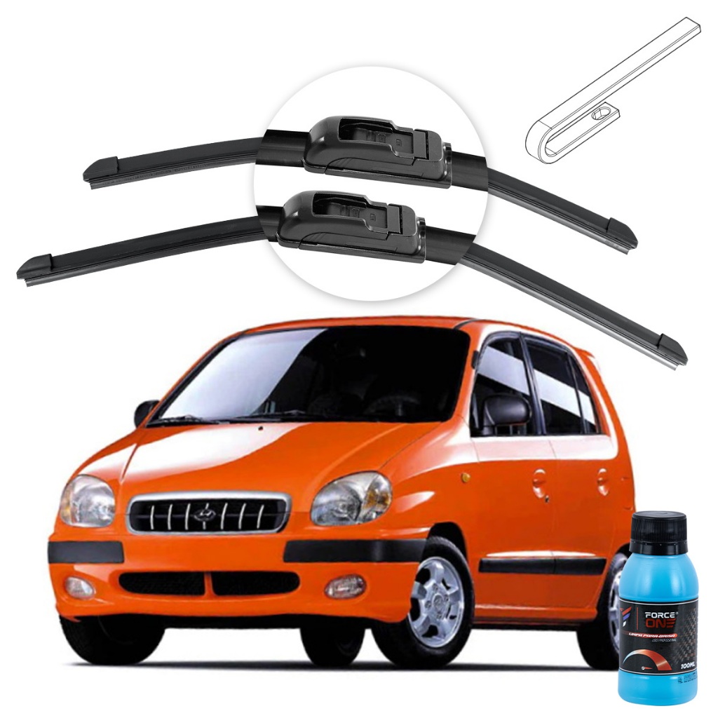 Limpador de Parabrisa Hyundai Atos ano 98 a 03 Universal