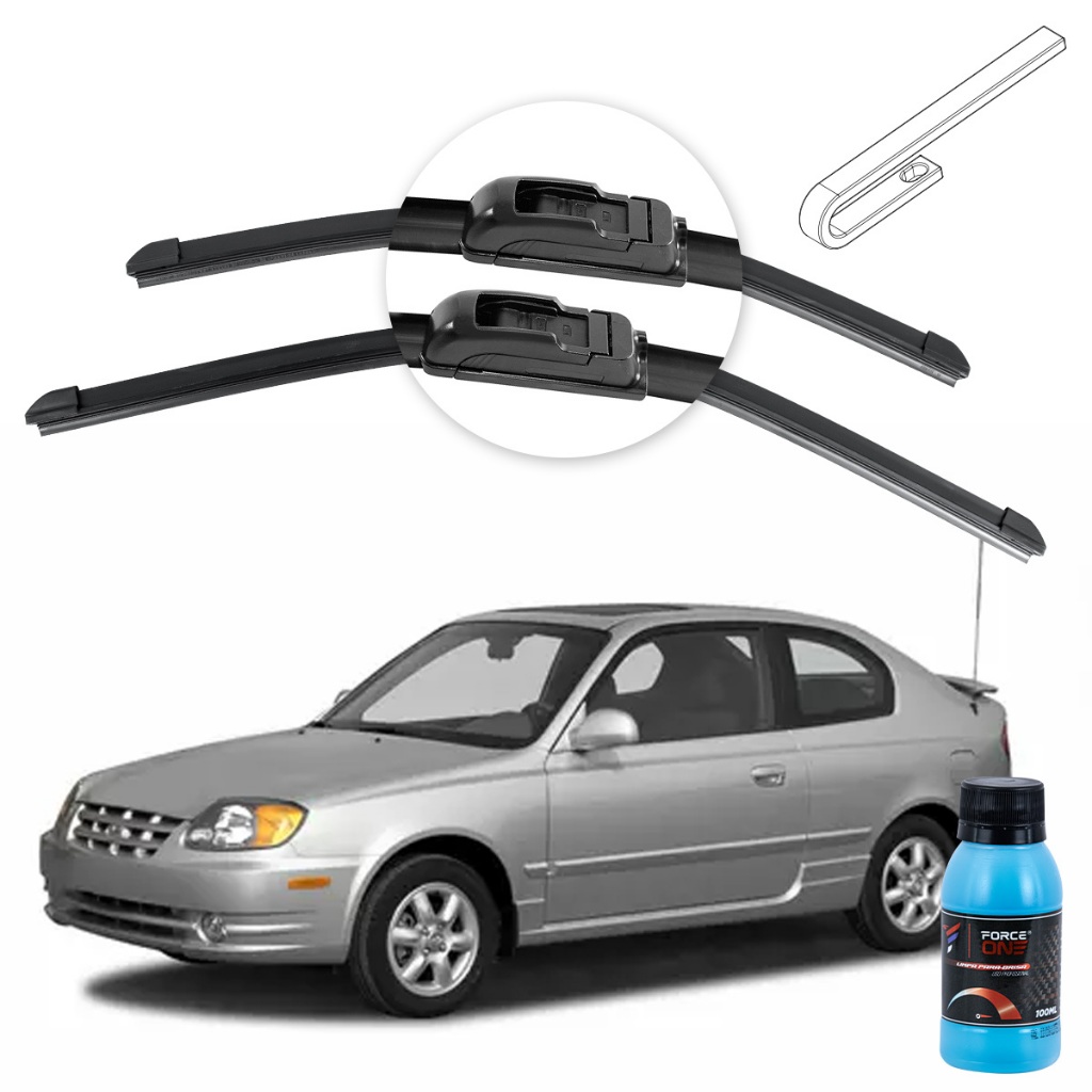 Limpador de Parabrisa Hyundai Accent ano 94 a 06 Universal