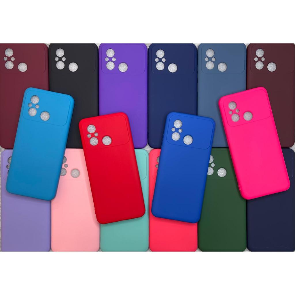 Capa Capinha Para  Redmi 12C 11A Silicone Aveludado Película Case