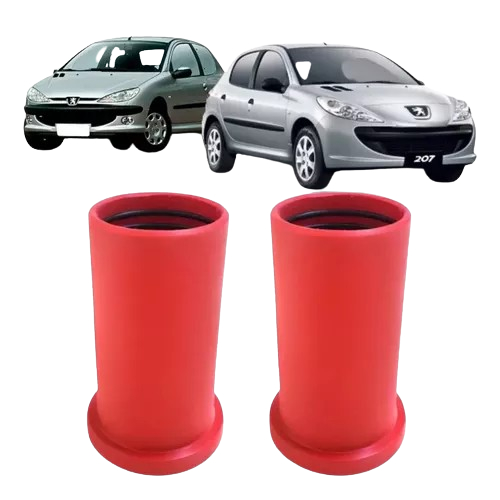 Par Bucha Nylon Eixo Traseiro Reforçada Peugeot 206 207 47mm em Oferta na Shopee