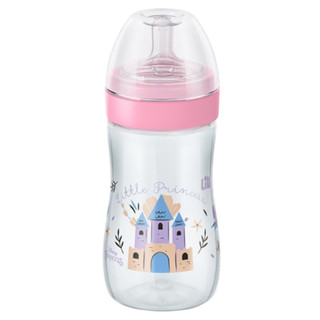 Mamadeira Lillo  Evolution Princesas Bico Redondo Tampa Antivazamento 300 mL +6 meses