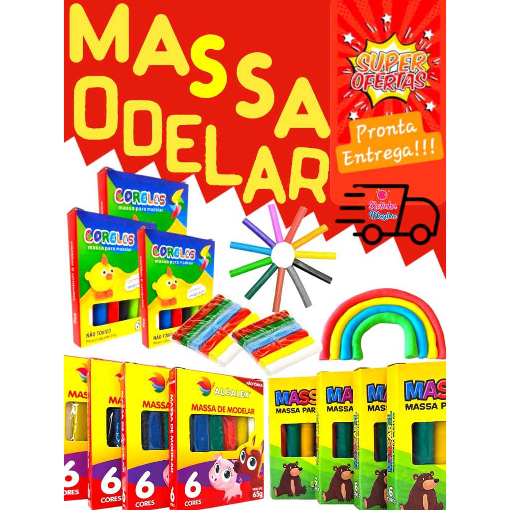 5 Caixinha Massinha De Modelar Colorida Motora Lembrancinha Kit Festa Aniversario Prenda Infantil em Oferta na Shopee