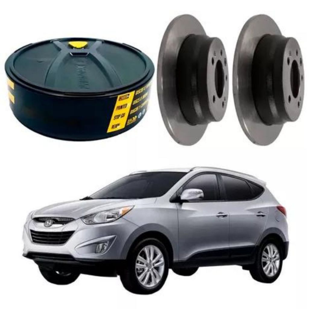 Par Disco Freio Traseiro i30 IX35 Sportage Tucson 2.0 16v em Oferta na Shopee