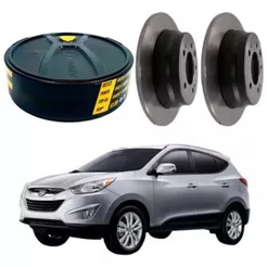 Par Disco Freio Traseiro i30 IX35 Sportage Tucson 2.0 16v
