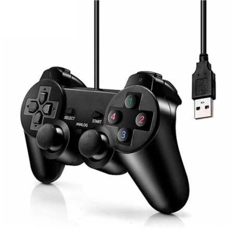 Controle Joystick Dualshocks Gamepad Para Pc Notebook Usb Videogames Computador Jogos Online