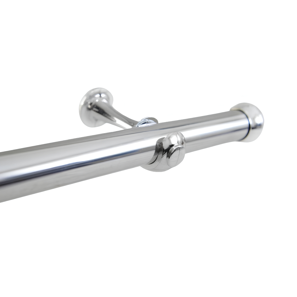 Varão de Cortina Simples 2,00 Metros 28mm Grosso Conjunto de Instalação Completo Várias Cores em Oferta na Shopee