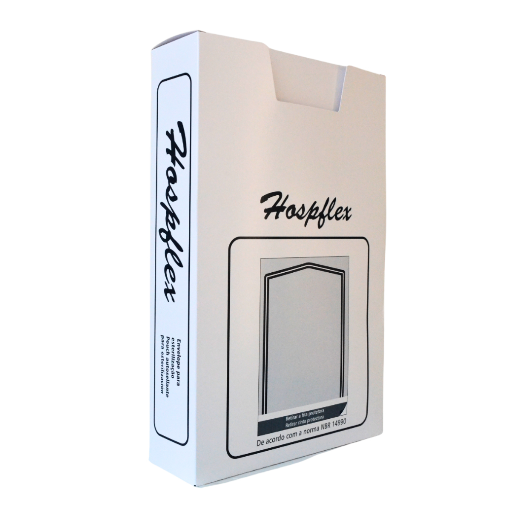 Envelope Esterilização Auto Selante para Autoclave a Vapor - Diversos Tamanho 100 ou 200 Unidades em Oferta na Shopee