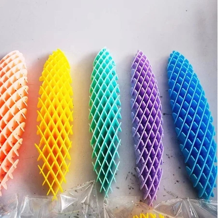 Morf Worm Fidget Toy 3D Descompressão De Malha De Brinquedo Mágico De Deformação De Torção Popit Elástico em Oferta na Shopee