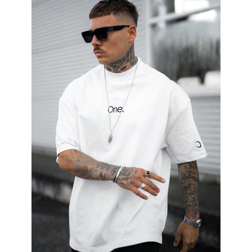 Camisa Oversized T-Shirt One 100% Algodão Streetwear P ao G3 Confortável Estiloso Camiseta em Oferta na Shopee