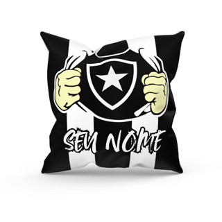 Almofada Decorativa Personalizada Com Nome Time Botafgo Futebol em Oferta na Shopee
