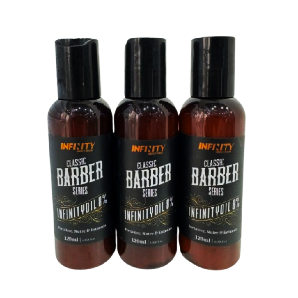 Loção Tônico Capilar Barba Infinitydil Kit Com 3 em Oferta na Shopee