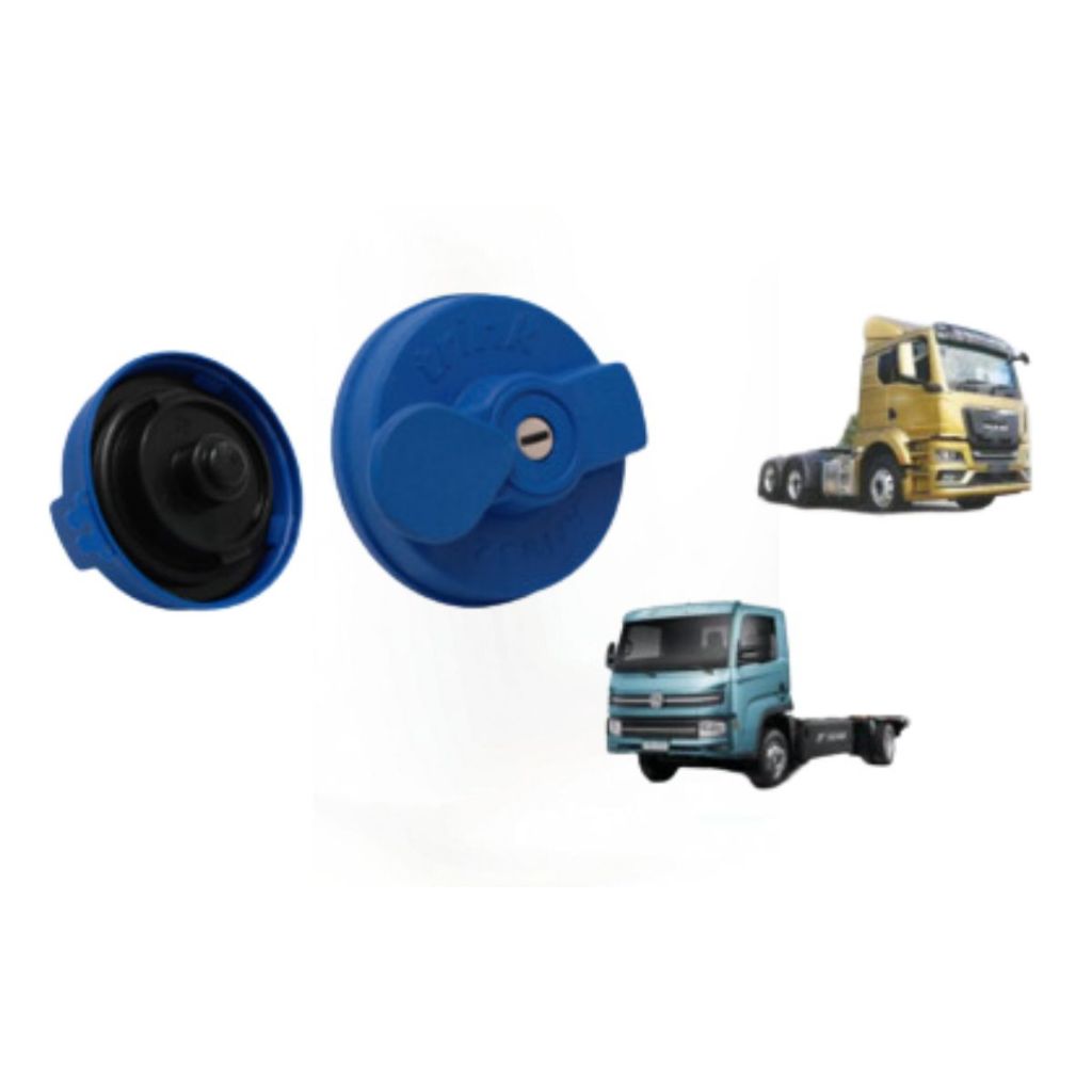 Tampa Arla/Uréia com Chave  Volkswagen Caminhões Euro 5 Cor:Azul