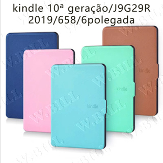 W.BILL Capa Case Protetora Ultra-Fina Em Couro Pu Com Flip Magnético Para Amazon Kindle 10 Geração/658 2019 6 polegadas em Oferta na Shopee