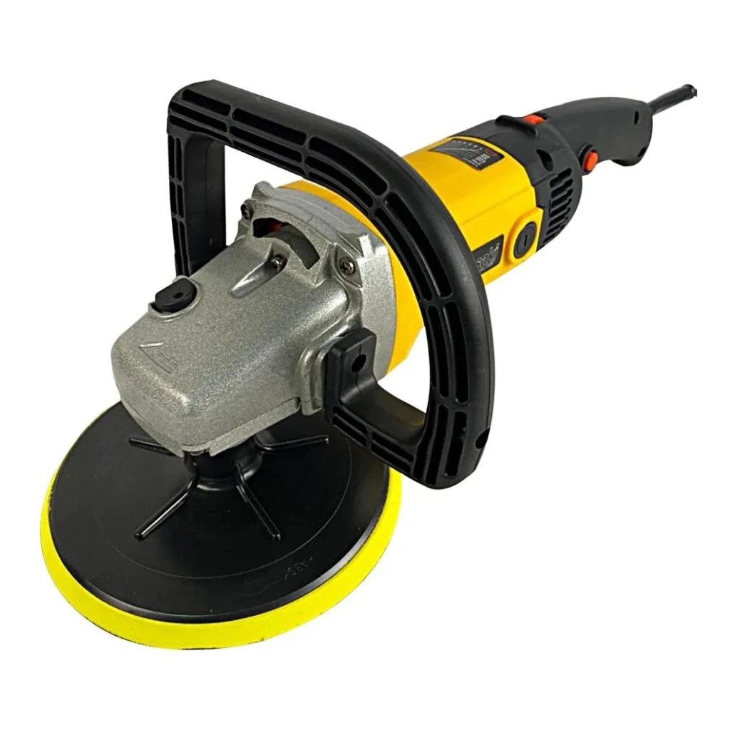 Politriz Angular Automotiva 7 polegadas 1300w NK Profissional 6 velocidades + boinas e lixas — imagem 2 de 2