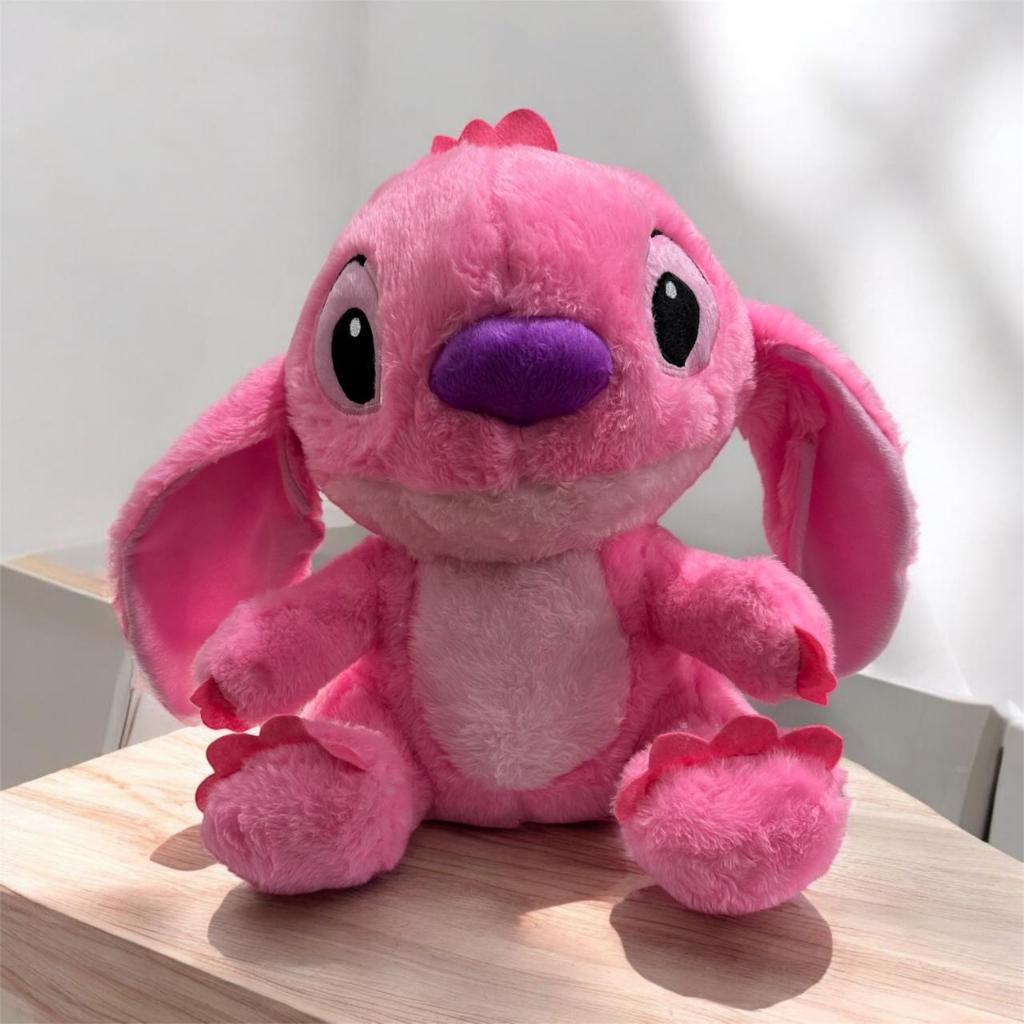 Detalhes do Urso Pelúcia Stitch da Lilo ROSA Grande 55cm Pronta Entrega