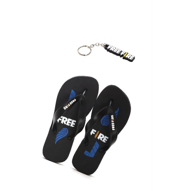 Chinela Masculina INFANTIL E ADULTA FREE FIRE + Chaveiro