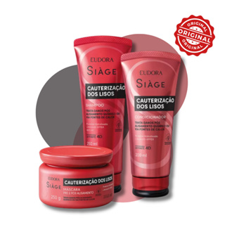 Eudora Siage Cauterização dos Lisos Shampoo + Condicionador + Máscara Kit em Oferta na Shopee