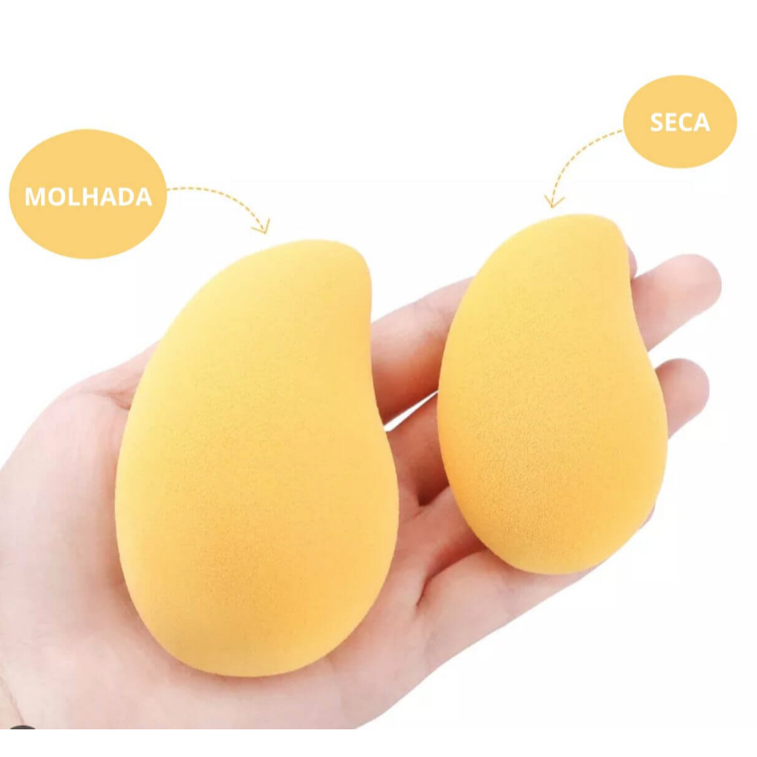 DAGUAN Kit 12 peças Esponja de Rosto Facial Maquiagem Base Manga