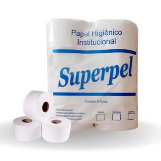 Papel Higiênico Grande Rolão Institucional 8 Rolos Barato em Oferta na Shopee