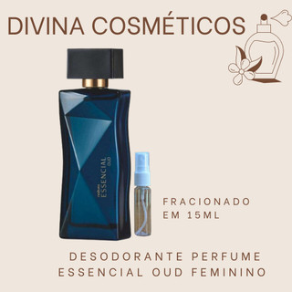 Fração Desodorante Perfume Essencial Oud Feminino