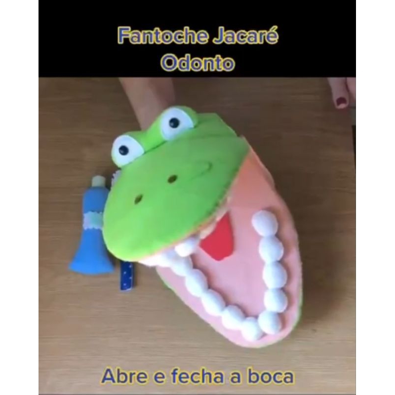 Fantoche Jacaré Odonto