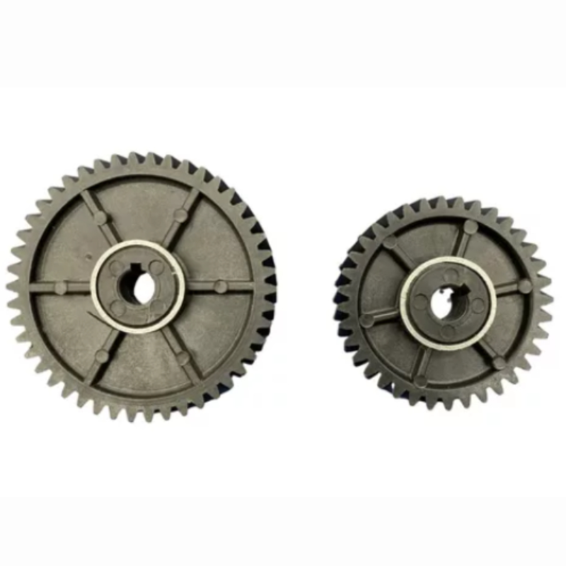 PAR DE ENGRENAGENS MASSEIRA RÁPIDA ALI-05 ALI-15 BRAESI EM NYLON 46 E 36 DENTES