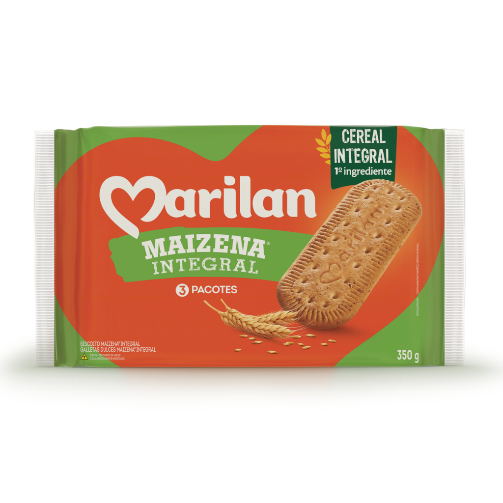 Biscoito Integral Marilan Maizena Pacote 350g