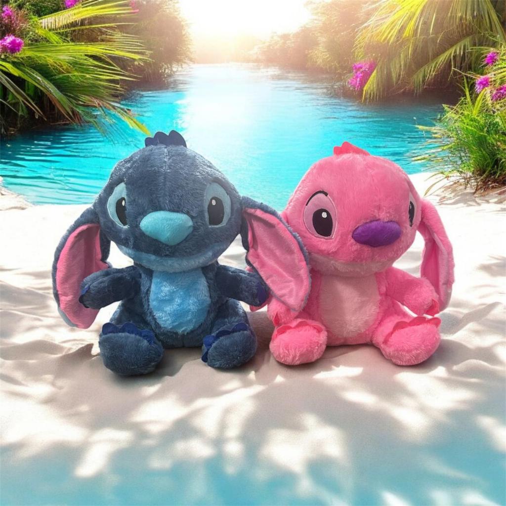 PROMOÇÃO KIT DOIS Urso Pelúcia Stitch da Lilo Grande 45cm Pronta Entrega