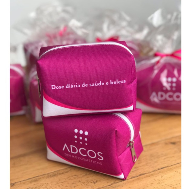 6 Mini Necessaire Box Personalizado com Nome/ Marca para brindes ou lembrancinhas Dia das Mães em Oferta na Shopee