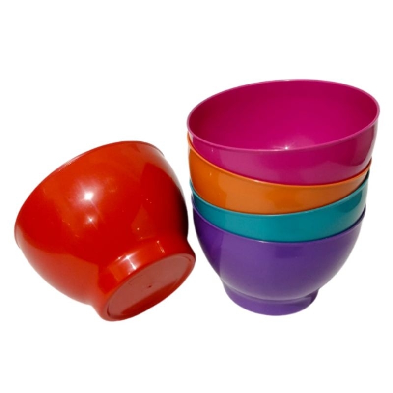 Kit 10 Unidades Potes 700ml Tigelas Cumbuca Bowl Plástico Açaí Sorvete Caldo Doce Salgado