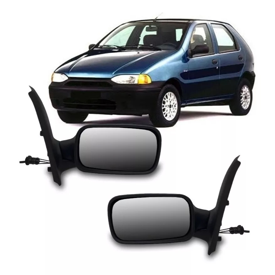 Espelho Retrovisor Palio 1996 1997 98 99 2000 C/controle Lado Esquerdo