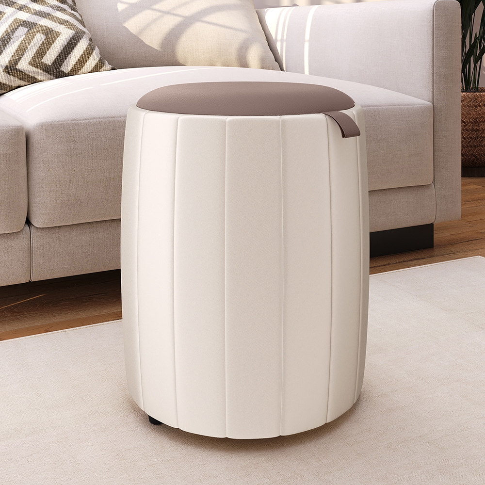 Puff gourmet Puffe Luxo banqueta para sentar banquinho Quarto Sala Escritorio varias Cores