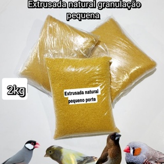 Ração Extrusada Natural (2Kg GRANULAÇÃO PEQUENA) em Oferta na Shopee