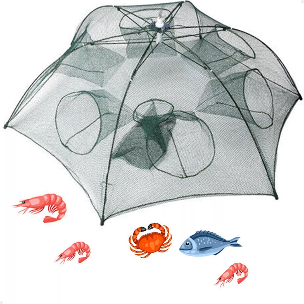 Armadilha Covo Peixe Isca Viva Lambaris Camarões 90x90cm