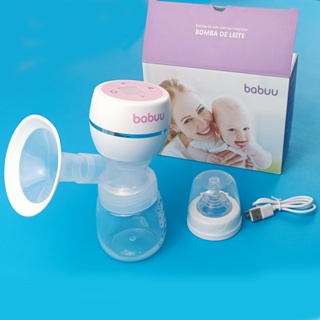 BABUU Bomba tira-leite elétrica Sem dor Alta potencia de sucção integrada Silenciosa Massageador Portátil Amamentação em Oferta na Shopee