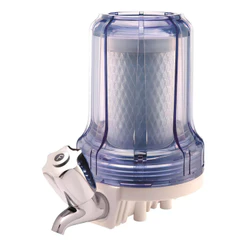 Filtro Transparente com Torneira Hidrofiltros Blist 5" Limpa Cloro