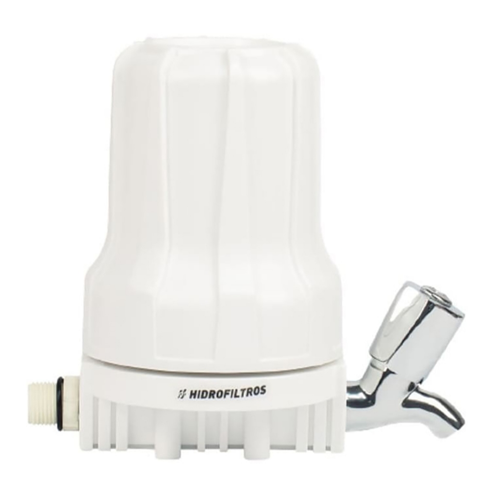 Filtro Branco com Torneira Hidrofiltros Blist 5" Limpa Cloro em Oferta na Shopee