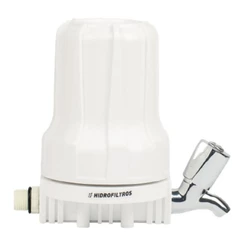 Filtro Branco com Torneira Hidrofiltros Blist 5" Limpa Cloro