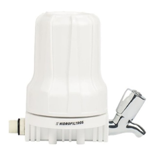 Filtro Branco com Torneira Hidrofiltros Blist 5" Limpa Cloro em Oferta na Shopee