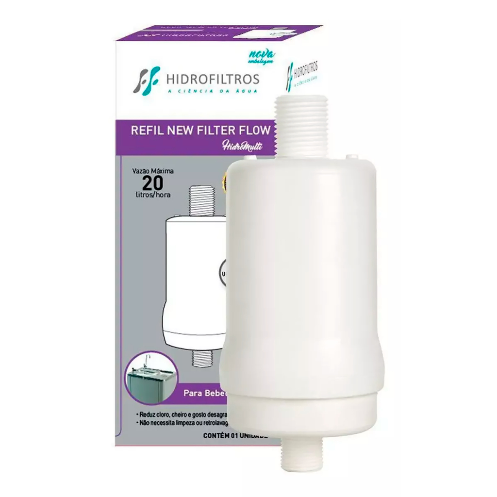 Refil Compacto New Filter Flow Hidrofiltros