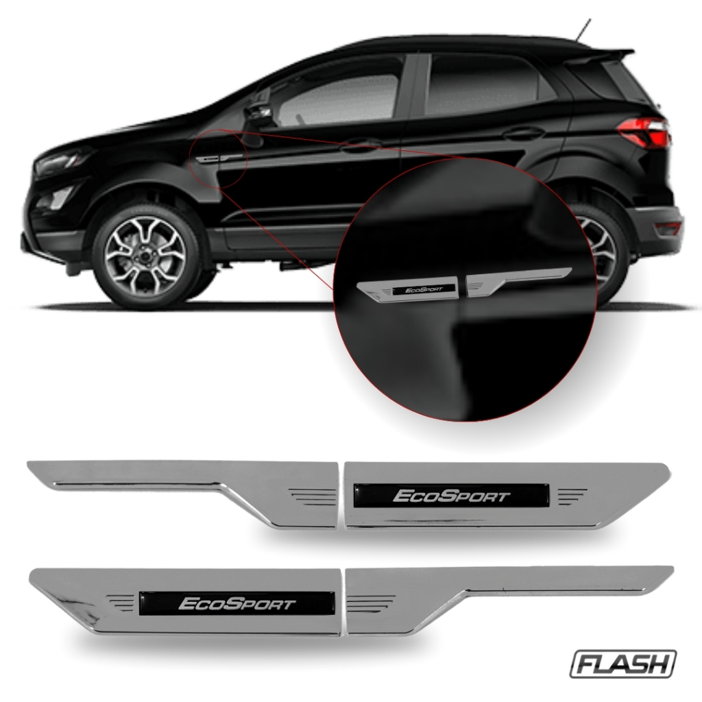 Jogo Aplique Para-Lamas Ecosport 2013/... ( 04 Peças )
