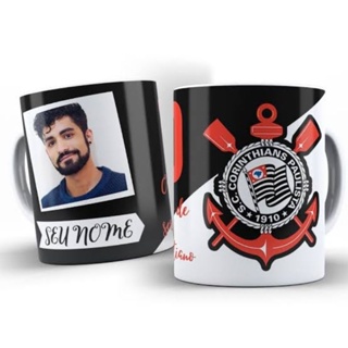 Caneca porcelana 325ml personalizadas timão com foto em Oferta na Shopee