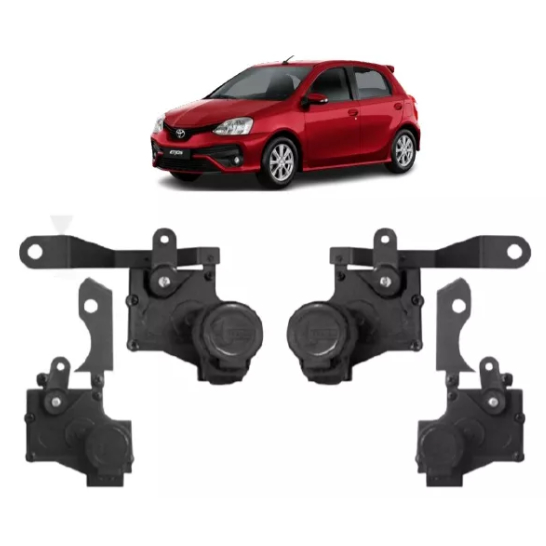 Kit Trava Elétrica Toyota Etios Tragial Te4 Mn 4 Portas Especifico Plug and Play