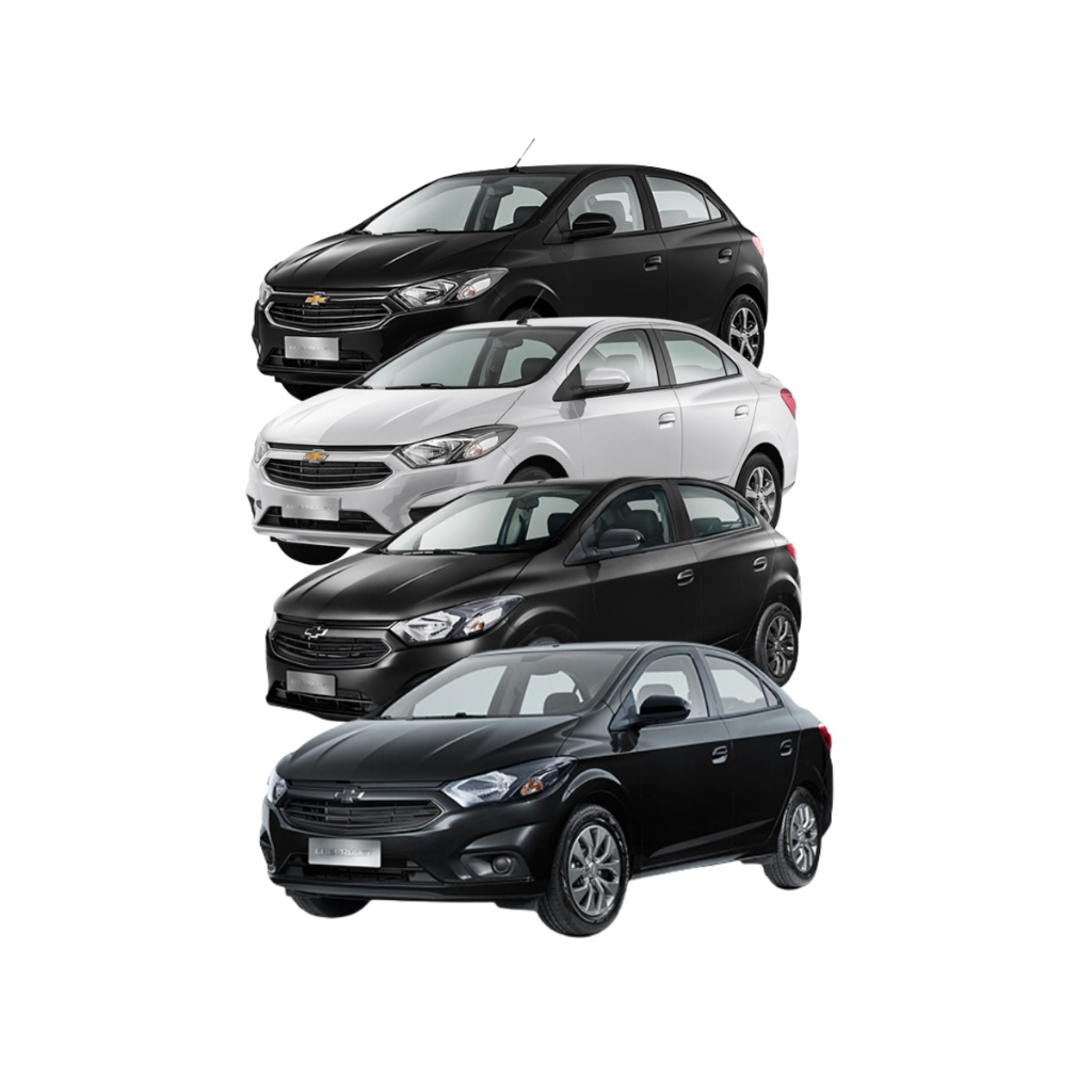 Detalhes do Kit Calha De Chuva Defletor Onix/Prisma 13/19 e Joy/Joy Plus 20/21 Fumê 4 Portas